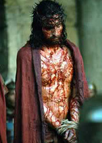Cristo tras ser flagelado y coronado en espinas